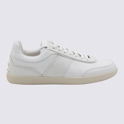 Tod's White Leather Sneakers