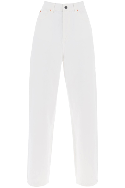 Wardrobe.nyc Jeans Loose A Vita Bassa In White