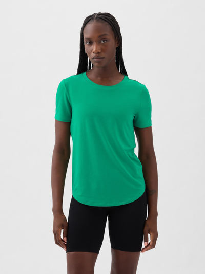 Gap Fit Breathe T-shirt In Simply Green