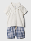 GAP BABY POLO SHIRT OUTFIT SET