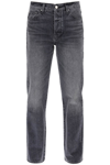 Amiri Mid-rise Logo-patch Straight-leg Jeans