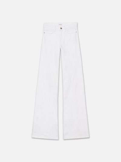 Frame Le Slim Palazzo Jeans In White