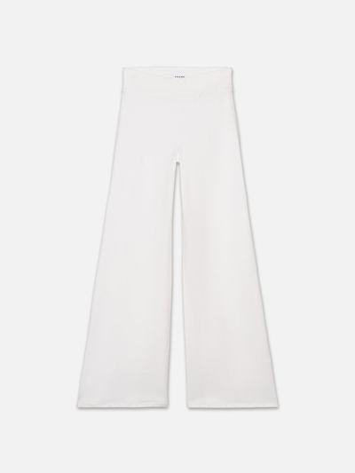 Frame The Jetset Wide Leg Jeans In White