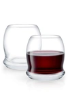 JOYJOLT COSMOS CRYSTAL STEMLESS WINE GLASS