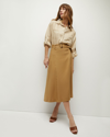 VERONICA BEARD ARWEN STRETCH-LINEN SKIRT