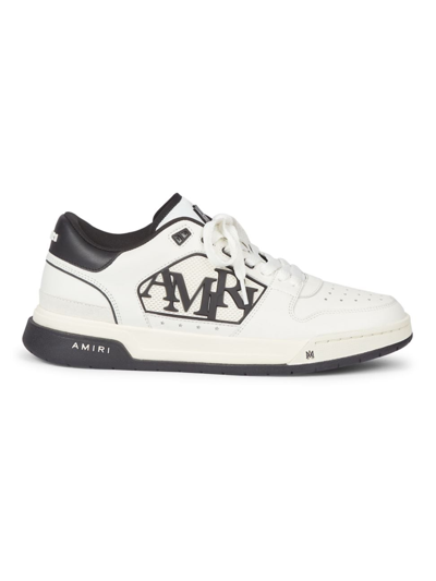 AMIRI MEN'S LOGO LEATHER CLASSIC LOW-TOP SNEAKERS