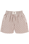 AMIRI STRIPED PAJAMA SHORTS