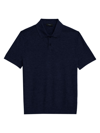 Theory Men's Goris Polo In Light Bilen In Baltic