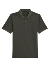 THEORY MEN'S GEO POLO IN ZELIG JACQUARD