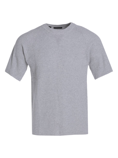 Saks Fifth Avenue Men's Collection Cotton Short-sleeve T-shirt In Mirage Gray