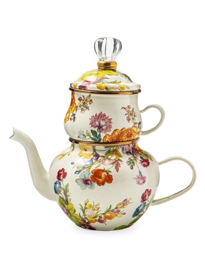Mackenzie-childs Flower Market High Tea Set In Multi