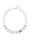 GIVENCHY WOMEN'S 4G PEARL NECKLACE WITH CRYSTALS