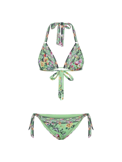 CAMILLA WOMEN'S FLORAL TIE BIKINI