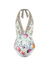 CAMILLA WOMEN'S FLORAL RING ONE-PIECE SWIMSUIT