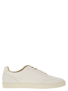 BRUNELLO CUCINELLI DEERSKIN TRAINERS WITH LATEX SOLE