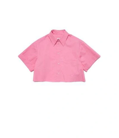 Mm6 Maison Margiela Kids' Camicia Rosa In Pink