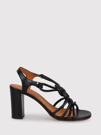 Chie Mihara Bane 85mm Leather Sandals In Black