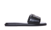 Tory Burch Ines Logo-patch Slides In Black