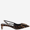 Jacquemus Les Slingbacks Duelo Shoe In Print Leopard Brown