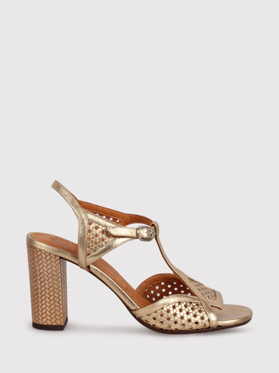 Chie Mihara Bessy Metallic Sandals In Gold