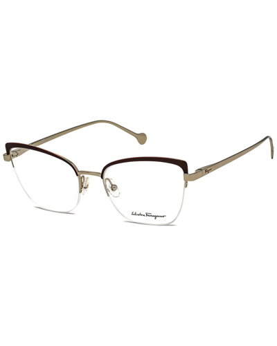 Ferragamo Women's Sf2191 53mm Optical Frames In Gold