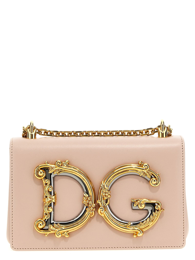 Dolce & Gabbana Dg Girls Crossbody Bag In Pink