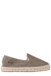 Manebi La Havana Organic Hemp Espadrilles In Verde Militare