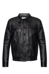 SAINT LAURENT BUTTON UP LEATHER JACKET