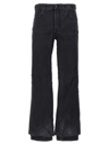 Balenciaga 'alpine' Denim Trousers With Front And Back Pockets In Black