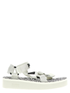 Palm Angels White Suicoke Edition Depa Sandals In White/black