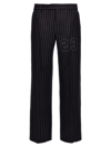 Off-white 23 Pinstriped Slim Pant In Blue