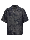 Etro Patterned-jacquard Shirt In Blue