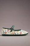 Vibi Venezia Mj Bouquet Canvas Flats In Multicolor