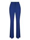 Alexander Mcqueen Slim-fit Bootcut Trousers In Blue