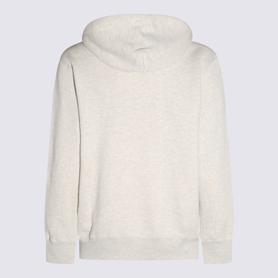 Autry Light Beige Cotton Sweatshirt In Light Grey