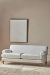 Anthropologie Sorrento Stripe Willoughby Two-cushion Sofa