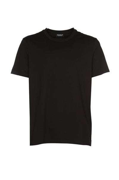 Dondup Round Neck T-shirt In Black