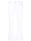 DSQUARED2 DSQUARED2 BOOTCUT CROPPED TROUSERS