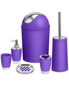 Fresh Fab Finds 6pc Purple Bathroom Accessories Set