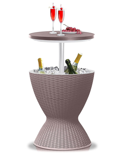 Serenelife Cool Bar Outdoor Patio Furniture In Pink