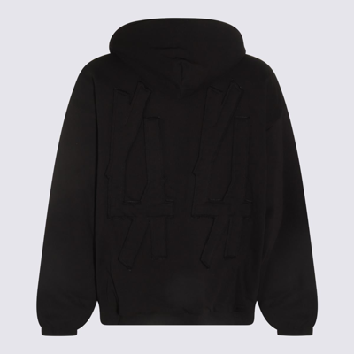 M44 Label Group Black Cotton Sweatshirt