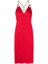 MOSCHINO MOSCHINO DRESS WITH HALTER NECKLINE