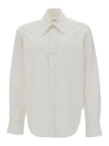 Erl White Buttoned Up  Oversize Shirt In White
