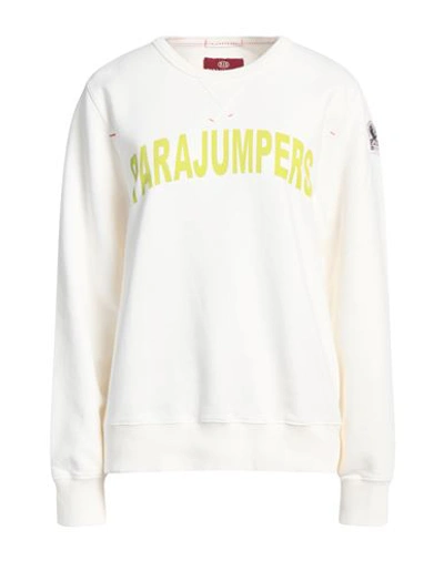 Parajumpers Woman Sweatshirt White Size Xl Cotton