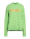 Dsquared2 Logo Detail Cotton Sweatshirt In Green