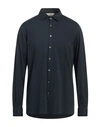 Gran Sasso Man Shirt Midnight Blue Size 50 Cotton