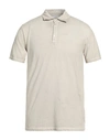 Bellwood Man Polo Shirt Khaki Size 36 Cotton In Beige
