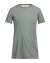 Rick Owens Man T-shirt Military Green Size S Cotton