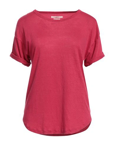 Marant Etoile Marant Étoile Woman T-shirt Garnet Size Xl Linen In Red