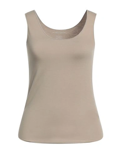 Majestic Filatures Woman Tank Top Sand Size 1 Viscose, Elastane In Beige